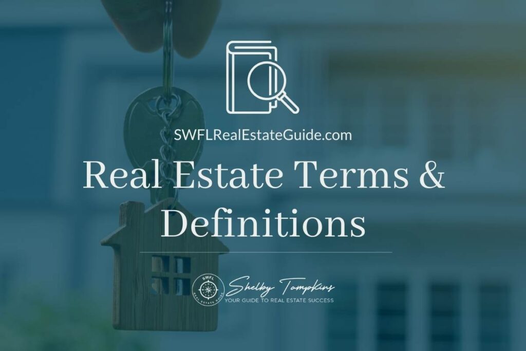 real estate terms and definitions