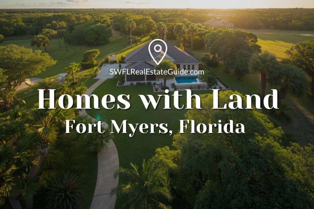 fort myers homes with land for sale